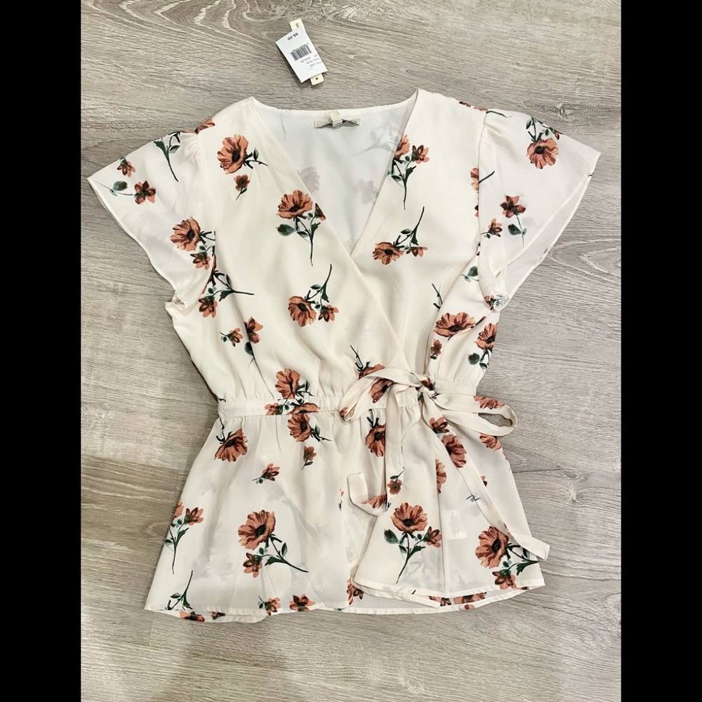 June & Hudson Wrap Top